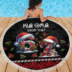 Aotearoa Six Seven Personalized Beach Blanket New Zealand Funny Christmas - Aussie Hoodie