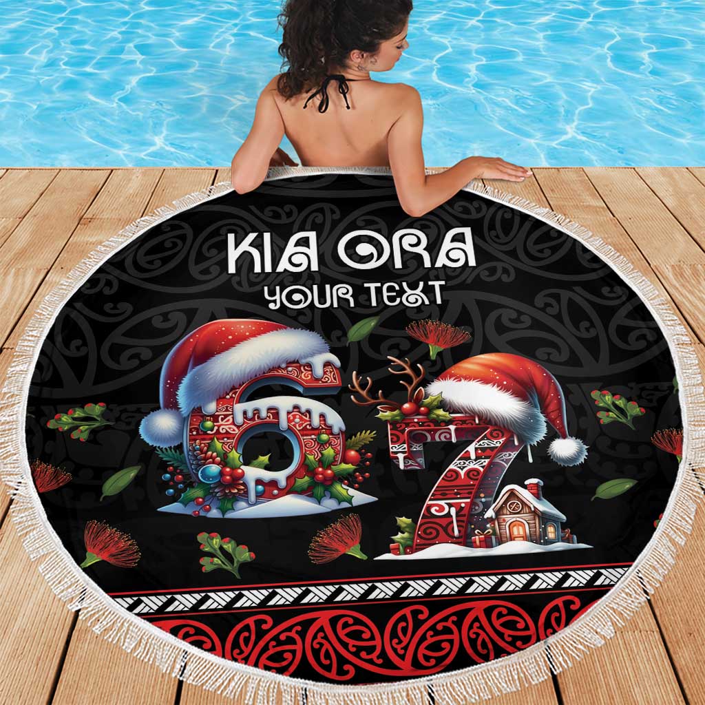 Aotearoa Six Seven Personalized Beach Blanket New Zealand Funny Christmas - Aussie Hoodie