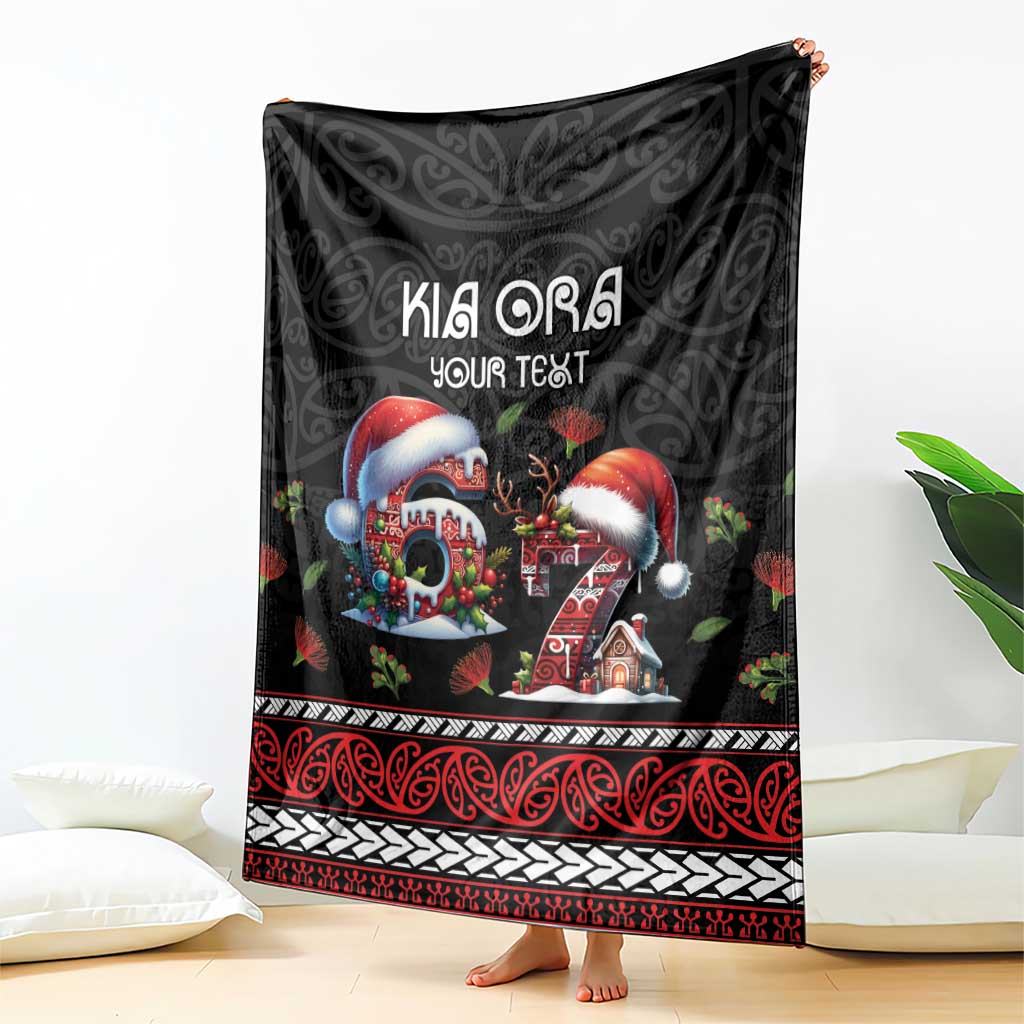 Aotearoa Six Seven Personalized Blanket New Zealand Funny Christmas - Aussie Hoodie