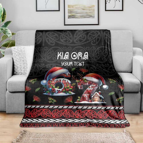 Aotearoa Six Seven Personalized Blanket New Zealand Funny Christmas - Aussie Hoodie