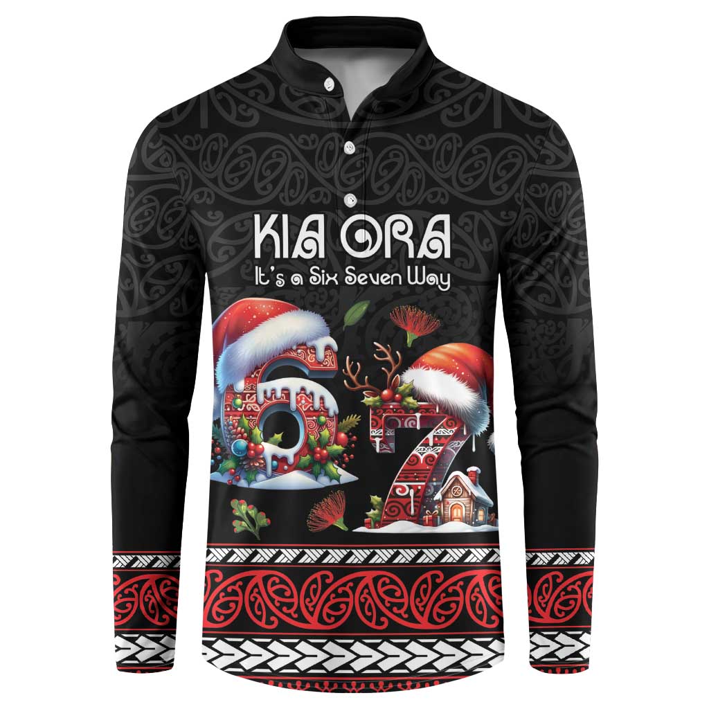 Aotearoa Six Seven Personalized Button Sweatshirt New Zealand Funny Christmas - Aussie Hoodie