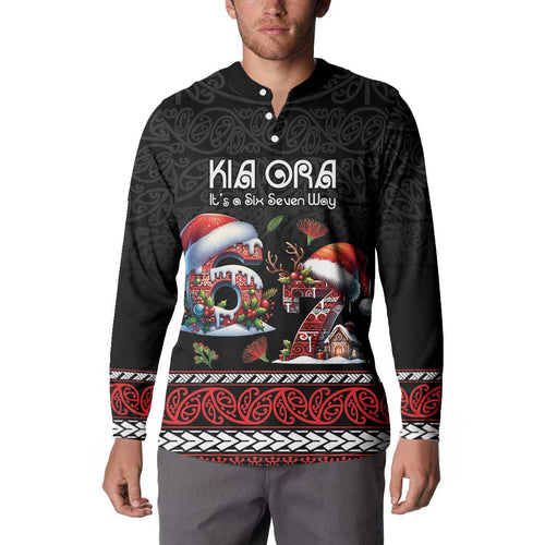Aotearoa Six Seven Personalized Button Sweatshirt New Zealand Funny Christmas - Aussie Hoodie