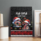 Aotearoa Six Seven Personalized Canvas Wall Art New Zealand Funny Christmas - Aussie Hoodie