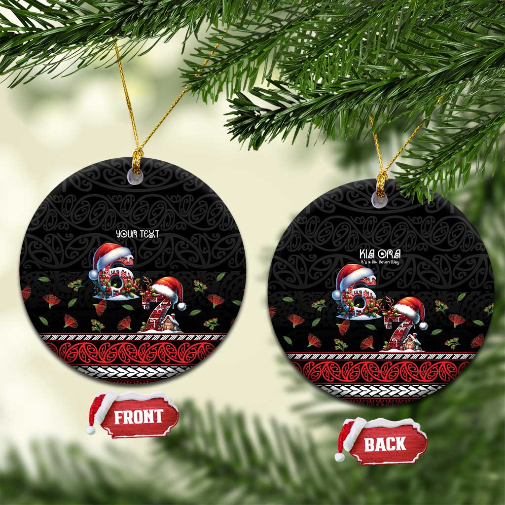 Aotearoa Six Seven Personalized Ceramic Ornament New Zealand Funny Christmas - Aussie Hoodie