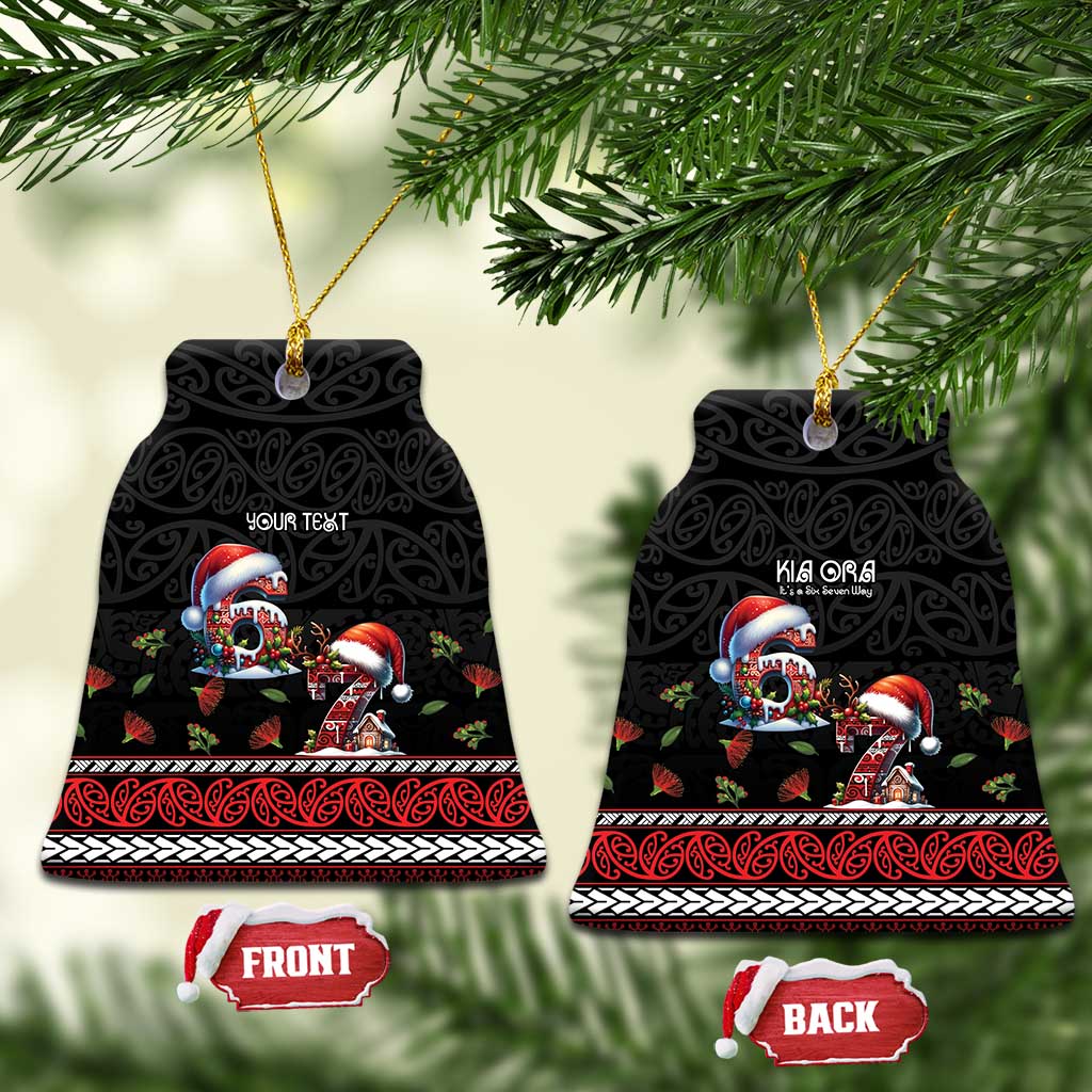 Aotearoa Six Seven Personalized Ceramic Ornament New Zealand Funny Christmas - Aussie Hoodie
