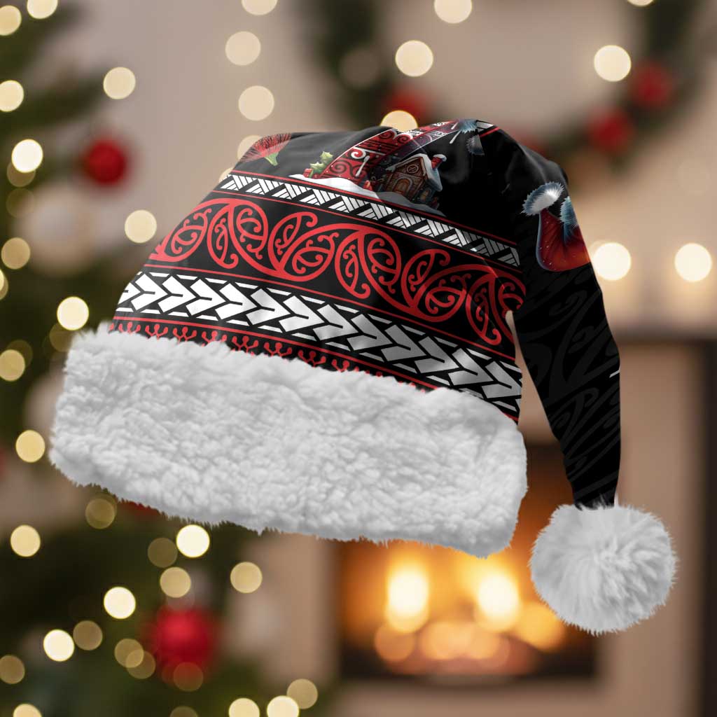 Aotearoa Six Seven Personalized Christmas Santa Hat New Zealand Funny Christmas - Aussie Hoodie