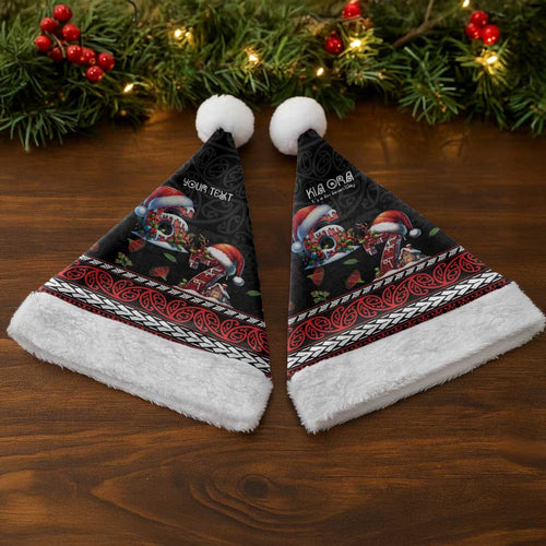 Aotearoa Six Seven Personalized Christmas Santa Hat New Zealand Funny Christmas - Aussie Hoodie