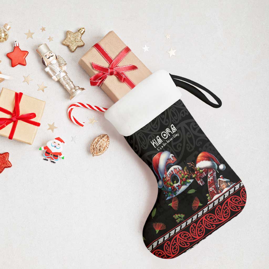Aotearoa Six Seven Personalized Christmas Stocking New Zealand Funny Christmas - Aussie Hoodie