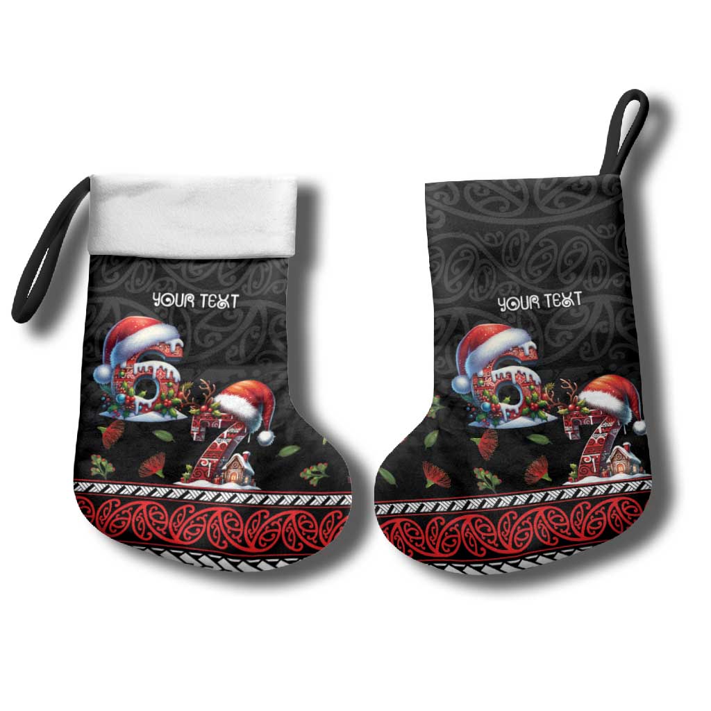 Aotearoa Six Seven Personalized Christmas Stocking New Zealand Funny Christmas - Aussie Hoodie