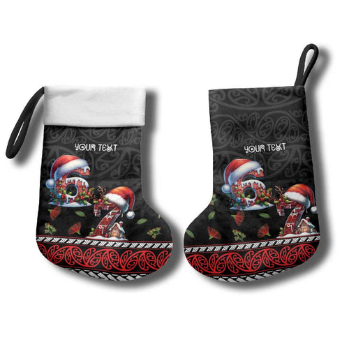 Aotearoa Six Seven Personalized Christmas Stocking New Zealand Funny Christmas - Aussie Hoodie