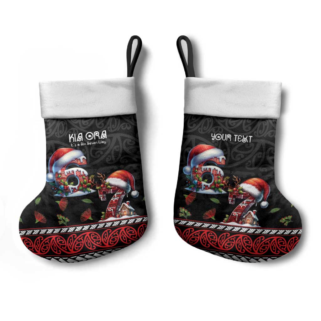 Aotearoa Six Seven Personalized Christmas Stocking New Zealand Funny Christmas - Aussie Hoodie