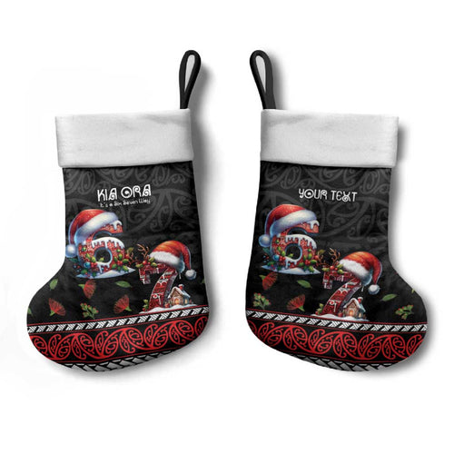 Aotearoa Six Seven Personalized Christmas Stocking New Zealand Funny Christmas - Aussie Hoodie