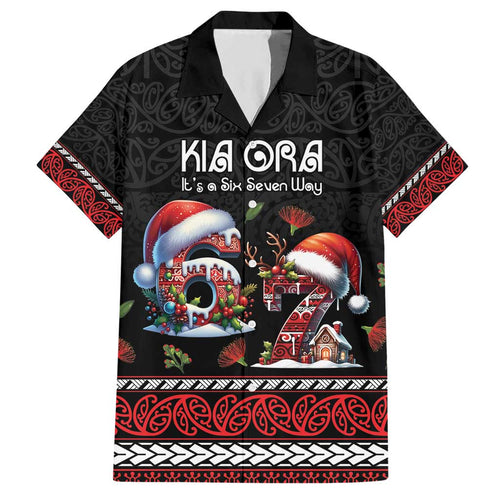 Aotearoa Six Seven Personalized Hawaiian Shirt New Zealand Funny Christmas - Aussie Hoodie