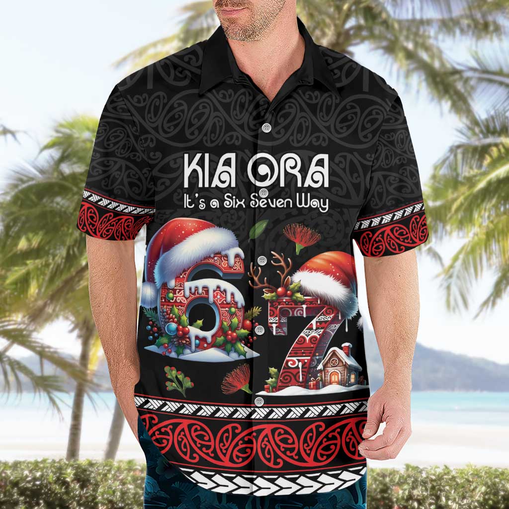 Aotearoa Six Seven Personalized Hawaiian Shirt New Zealand Funny Christmas - Aussie Hoodie