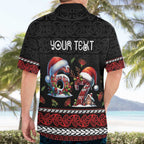 Aotearoa Six Seven Personalized Hawaiian Shirt New Zealand Funny Christmas - Aussie Hoodie