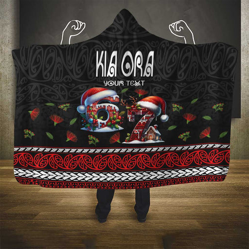 Aotearoa Six Seven Personalized Hooded Blanket New Zealand Funny Christmas - Aussie Hoodie