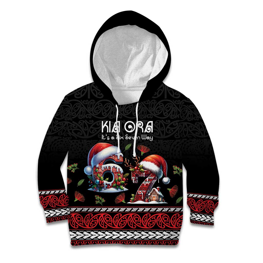 Aotearoa Six Seven Personalized Kid Hoodie New Zealand Funny Christmas - Aussie Hoodie