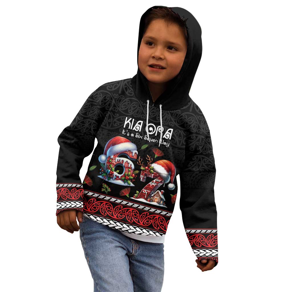 Aotearoa Six Seven Personalized Kid Hoodie New Zealand Funny Christmas - Aussie Hoodie