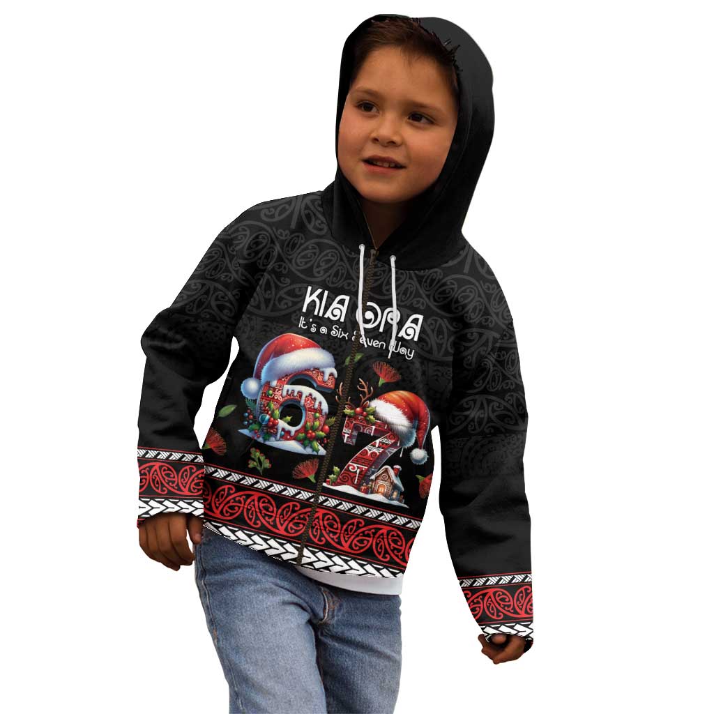 Aotearoa Six Seven Personalized Kid Hoodie New Zealand Funny Christmas - Aussie Hoodie