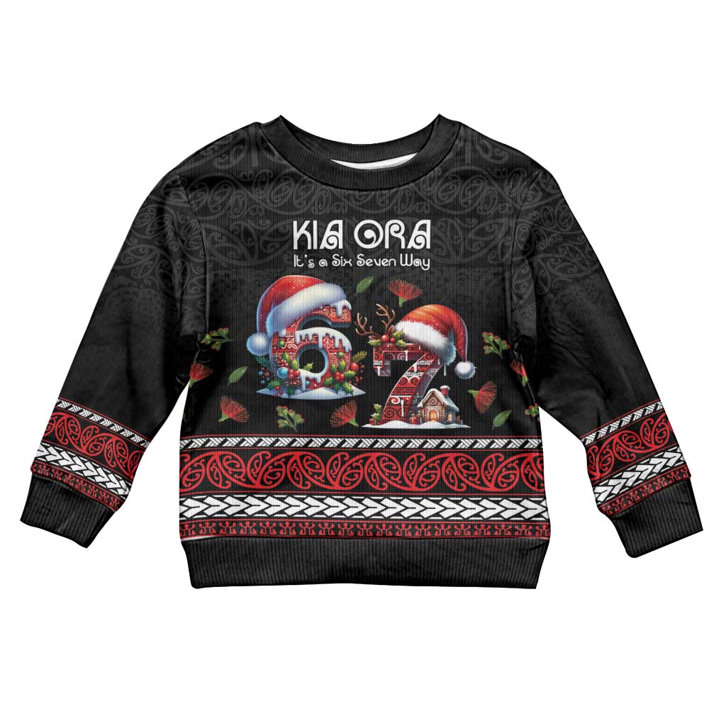 Aotearoa Six Seven Personalized Kid Ugly Christmas Sweater New Zealand Funny Christmas - Aussie Hoodie
