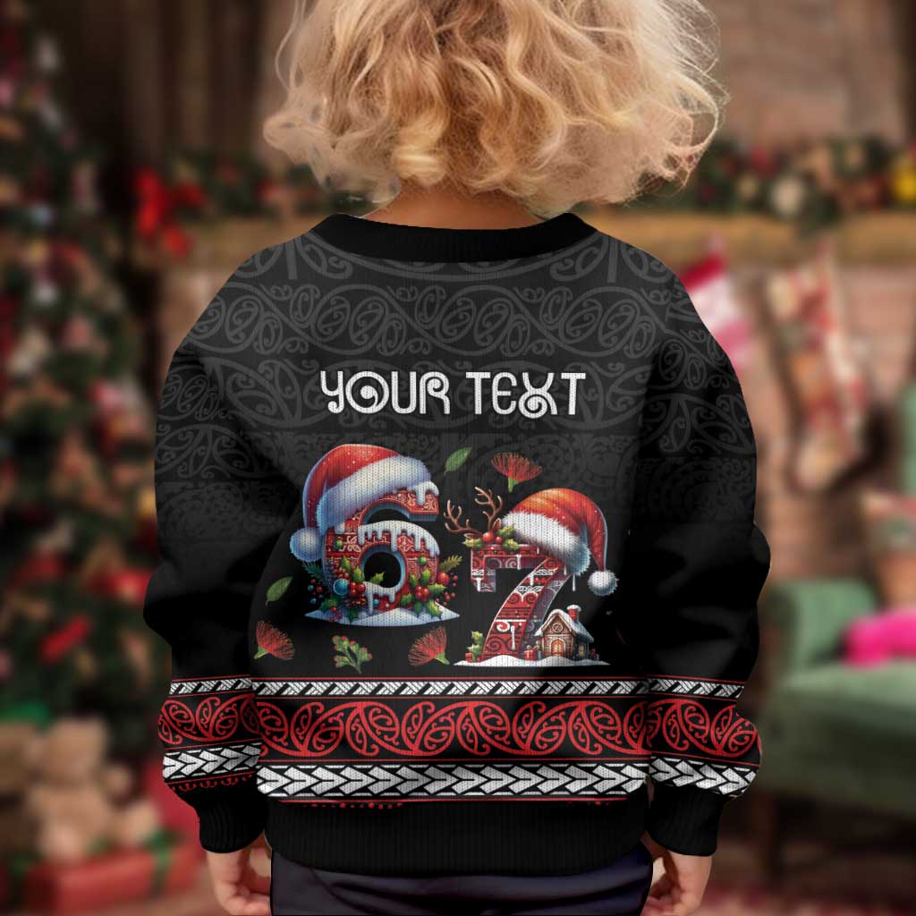 Aotearoa Six Seven Personalized Kid Ugly Christmas Sweater New Zealand Funny Christmas - Aussie Hoodie