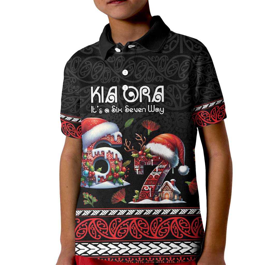 Aotearoa Six Seven Personalized Kid Polo Shirt New Zealand Funny Christmas - Aussie Hoodie