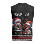 Aotearoa Six Seven Personalized Christmas Knitted V-Neck Vest New Zealand Funny Christmas - Aussie Hoodie