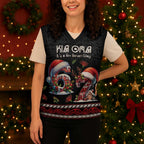 Aotearoa Six Seven Personalized Christmas Knitted V-Neck Vest New Zealand Funny Christmas - Aussie Hoodie