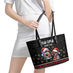 Aotearoa Six Seven Personalized Leather Tote Bag New Zealand Funny Christmas - Aussie Hoodie