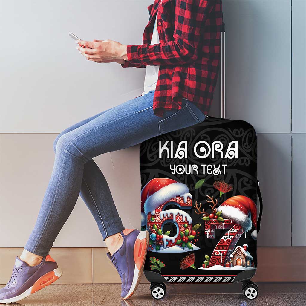 Aotearoa Six Seven Personalized Luggage Cover New Zealand Funny Christmas - Aussie Hoodie