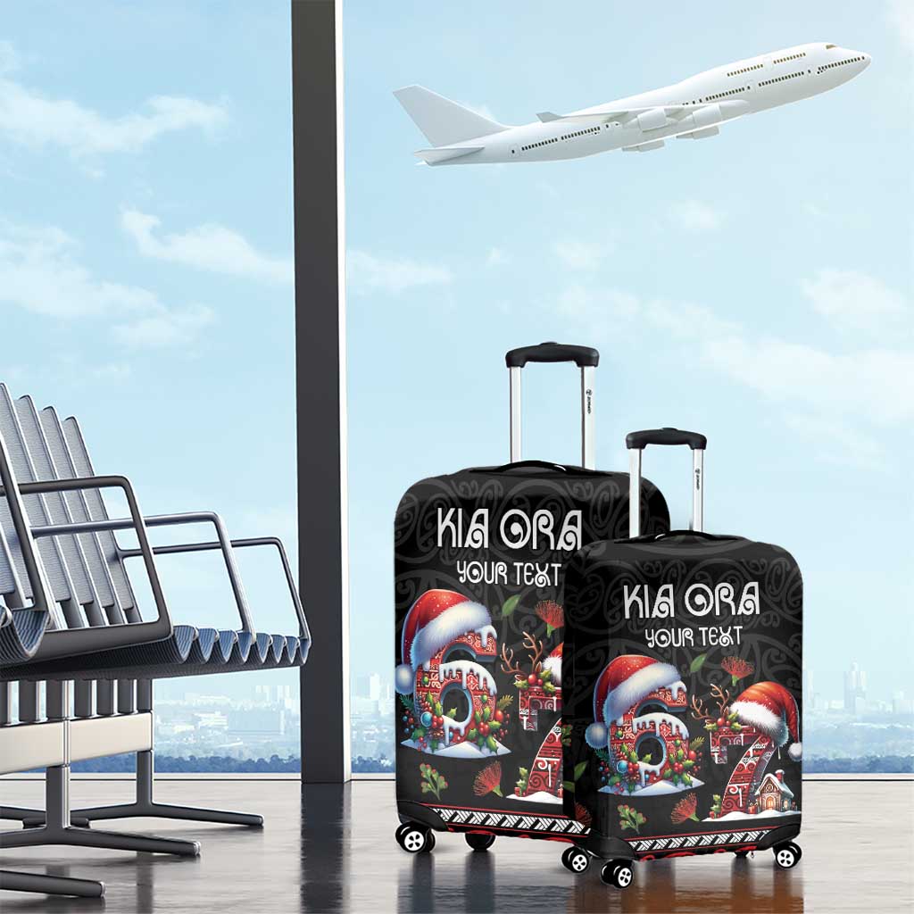 Aotearoa Six Seven Personalized Luggage Cover New Zealand Funny Christmas - Aussie Hoodie
