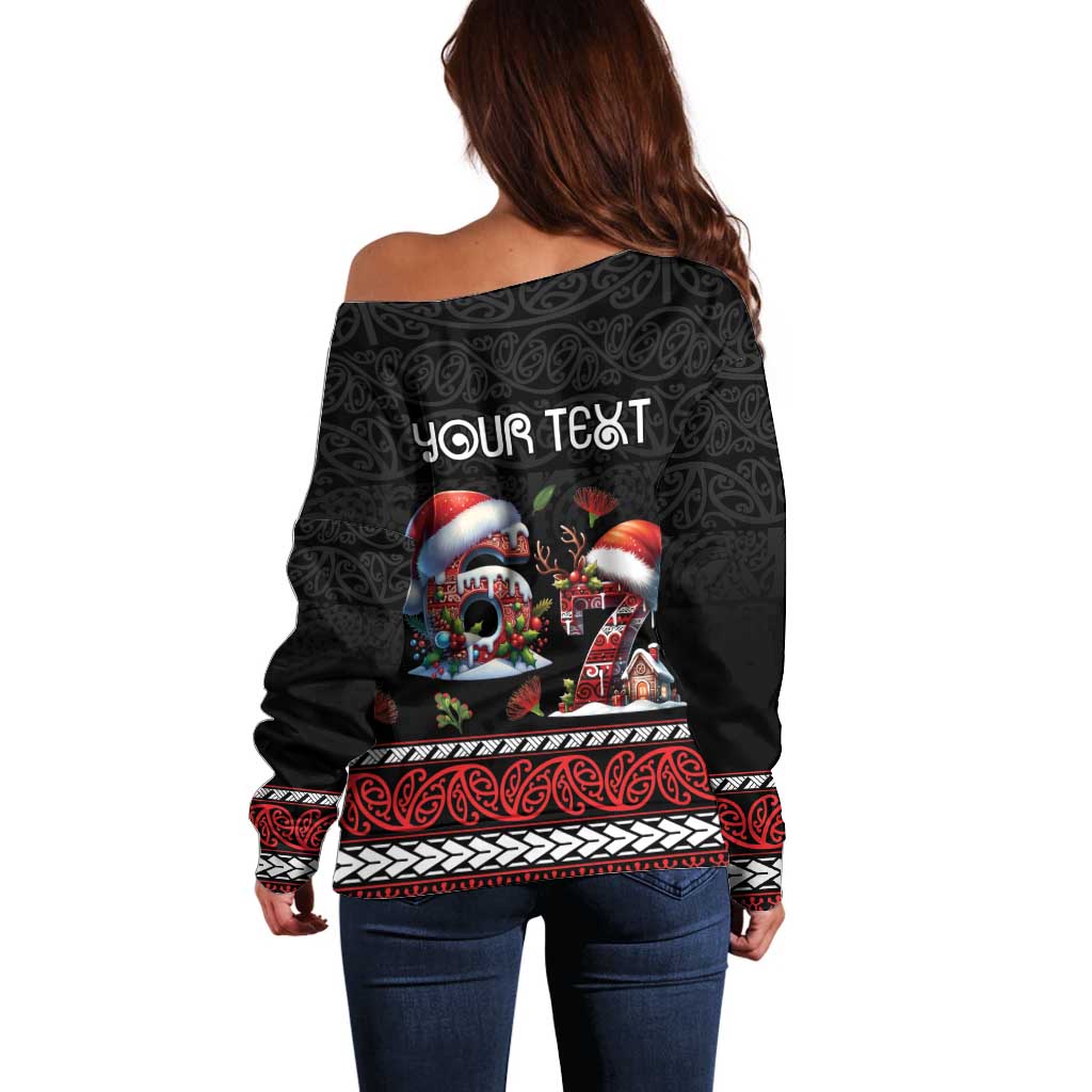 Aotearoa Six Seven Personalized Off Shoulder Sweater New Zealand Funny Christmas - Aussie Hoodie