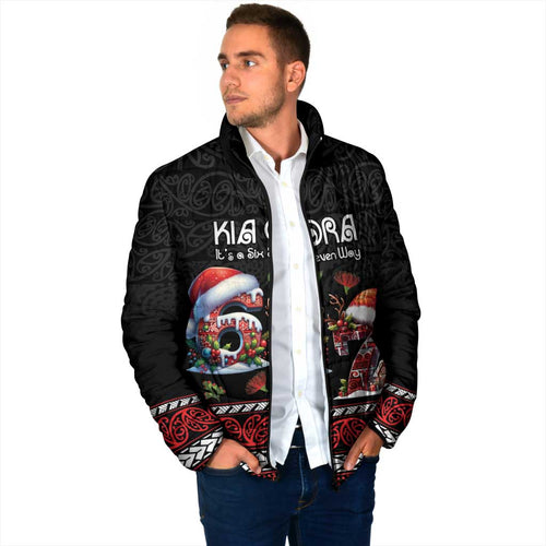 Aotearoa Six Seven Personalized Padded Jacket New Zealand Funny Christmas - Aussie Hoodie