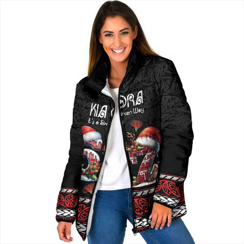 Aotearoa Six Seven Personalized Padded Jacket New Zealand Funny Christmas - Aussie Hoodie
