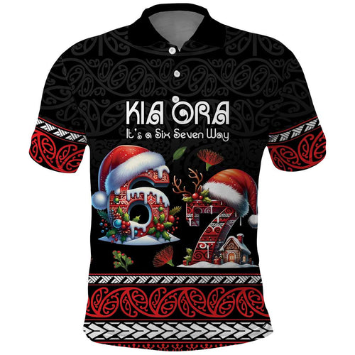 Aotearoa Six Seven Personalized Polo Shirt New Zealand Funny Christmas - Aussie Hoodie