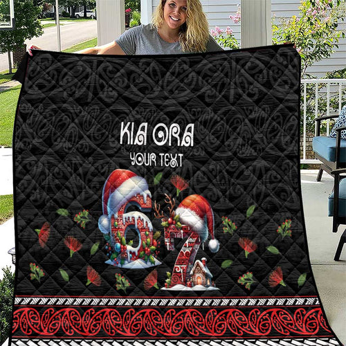 Aotearoa Six Seven Personalized Quilt New Zealand Funny Christmas - Aussie Hoodie
