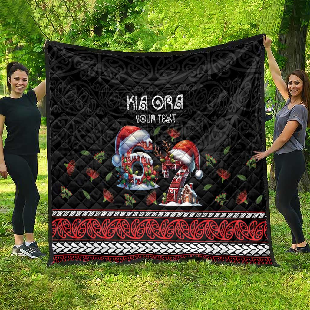 Aotearoa Six Seven Personalized Quilt New Zealand Funny Christmas - Aussie Hoodie