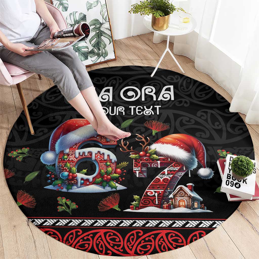 Aotearoa Six Seven Personalized Round Carpet New Zealand Funny Christmas - Aussie Hoodie