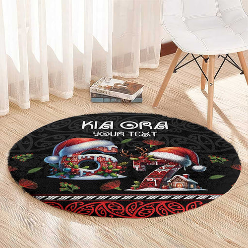 Aotearoa Six Seven Personalized Round Carpet New Zealand Funny Christmas - Aussie Hoodie
