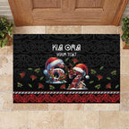 Aotearoa Six Seven Personalized Rubber Doormat New Zealand Funny Christmas - Aussie Hoodie