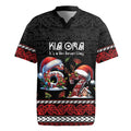 Aotearoa Six Seven Personalized Rugby Jersey New Zealand Funny Christmas - Aussie Hoodie