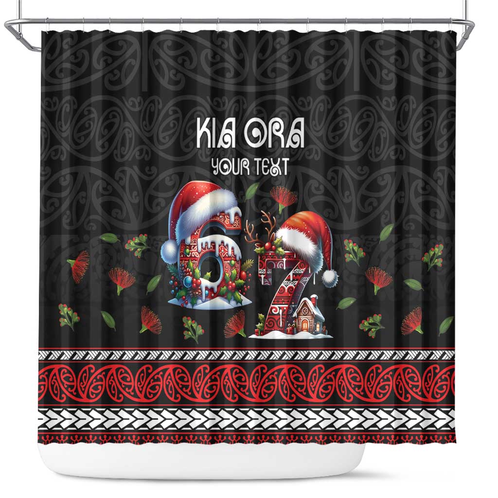 Aotearoa Six Seven Personalized Shower Curtain New Zealand Funny Christmas - Aussie Hoodie