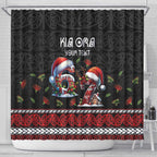 Aotearoa Six Seven Personalized Shower Curtain New Zealand Funny Christmas - Aussie Hoodie