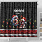 Aotearoa Six Seven Personalized Shower Curtain New Zealand Funny Christmas - Aussie Hoodie