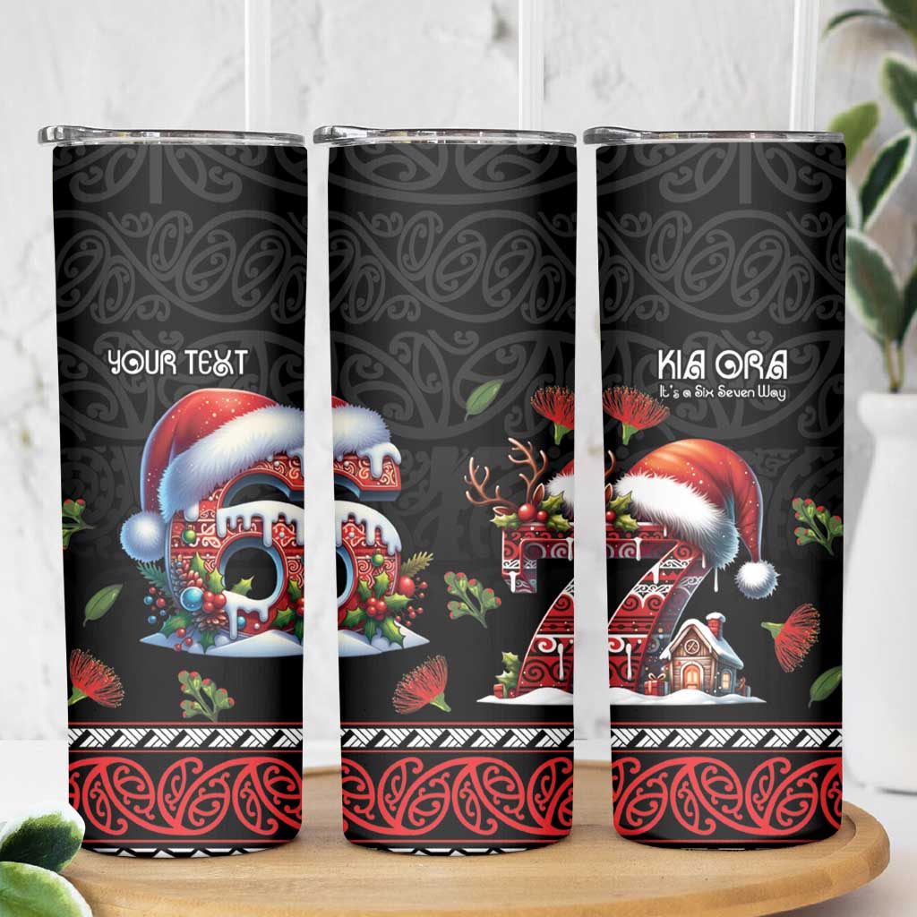 Aotearoa Six Seven Personalized Skinny Tumbler New Zealand Funny Christmas - Aussie Hoodie