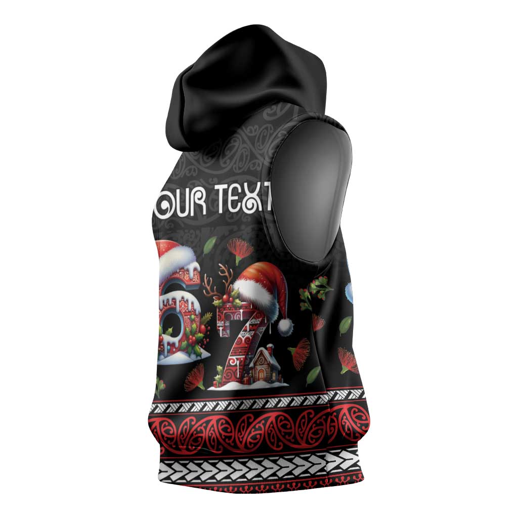 Aotearoa Six Seven Personalized Sleeveless Hoodie New Zealand Funny Christmas - Aussie Hoodie