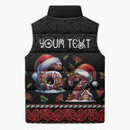Aotearoa Six Seven Personalized Sleeveless Puffer Jacket New Zealand Funny Christmas - Aussie Hoodie