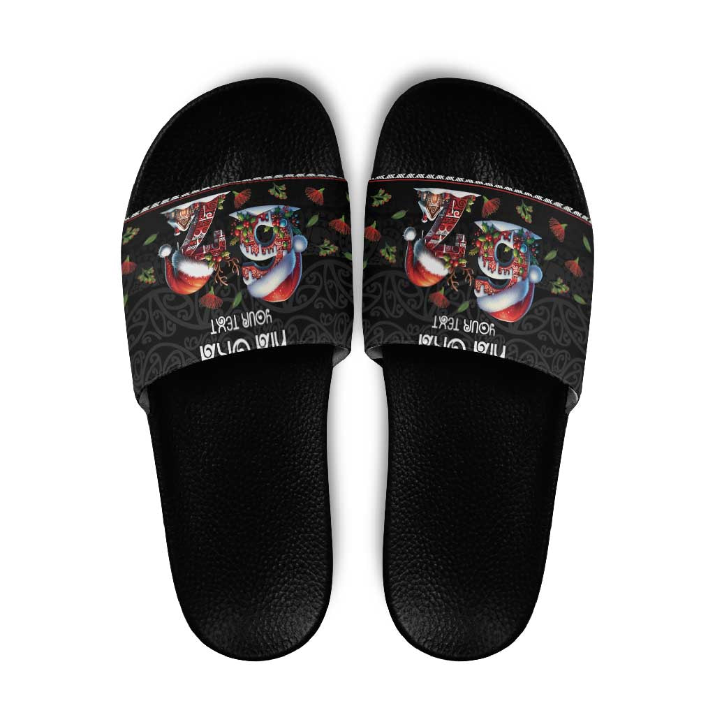 Aotearoa Six Seven Personalized Slide Sandals New Zealand Funny Christmas - Aussie Hoodie