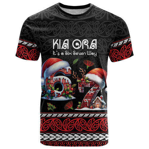 Aotearoa Six Seven Personalized T Shirt New Zealand Funny Christmas - Aussie Hoodie