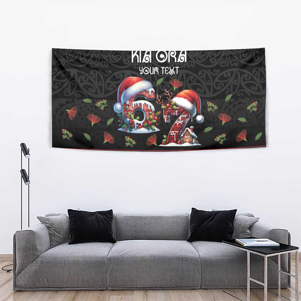 Aotearoa Six Seven Personalized Tapestry New Zealand Funny Christmas - Aussie Hoodie